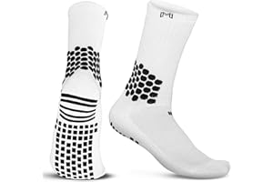 MediCaptain Soccer Grip Socks - Cushioned Ankle Protection, NonSlip Socks With Grip Pads, Athletic Socks for Men Women Youth