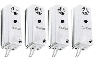 NITELIGHTER YardGard 4-Pack UL 2017 Compliant Wireless Pool Door Safety Alarm, Water-Resistant, ETL Certified, Easy Installation, Suitable for Pool Gates and Sliding Doors, 120dB Siren