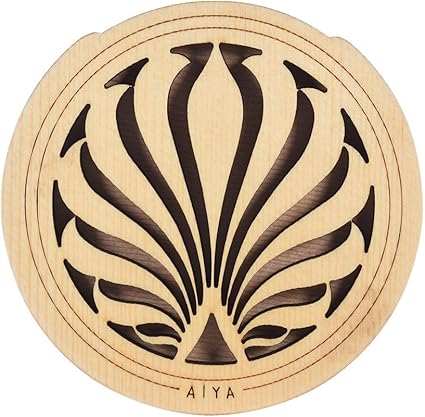 Amazon Ammoon サウンドホールカバー アコースティックギターサウンドホールカバー 弱音器 Eq アコースティックフォークギター など対応 スプルース フォーム材 アコースティックギターパーツ 楽器