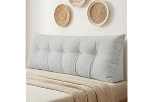 DANGHOOGY Headboard Wedge Pillow Queen Wedge Pillow Headboard Backrest Positioning Support Bed Rest Reading Pillows Large Bol