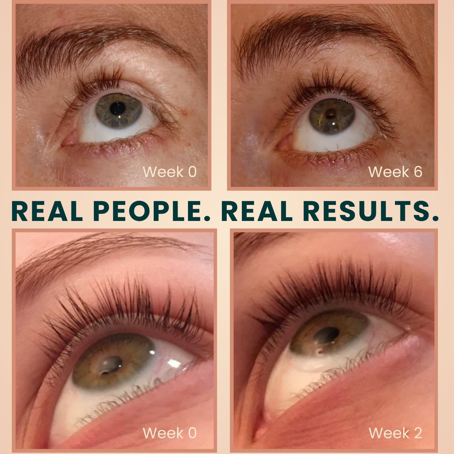 USDA Organic Castor Oil Lash Serum - Premium All Natural Cold Pressed Castor Oil Eyelash Growth Serum with Mascara Tube - Eyelash Treatment and Conditioner - For Thicker and Fuller Lashes