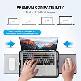 AboveTEK Portable Laptop Lap Desk with Retractable Mouse Pad Tray 15.6" view 6
