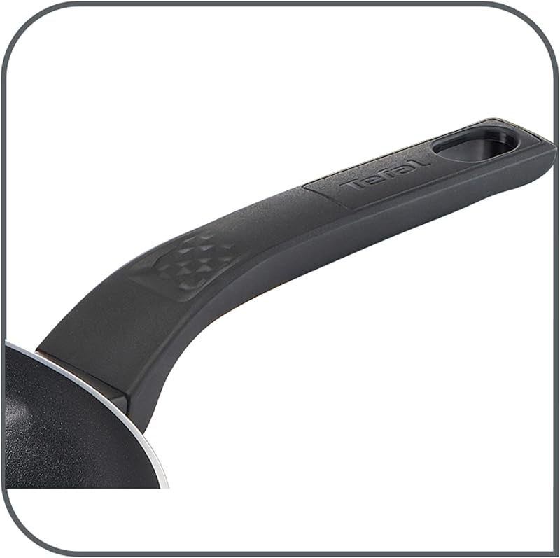 Easy Cook & Clean Wokpfanne 28 cm, Antihaftbeschichtung, Thermo-Signal bei idealer Brattemperatur, nicht induktionsgeeeignet, einfache Reinigung, Made in France, Schwarz, B5551933