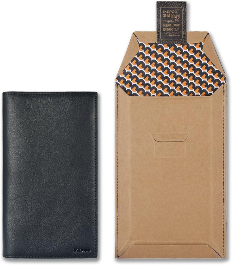 Checkbook Cover with Divider for Men/Women,Made by Italy Leather