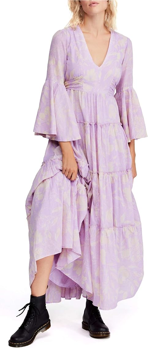 Free People Carmen TIE Back Maxi Dress 