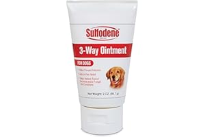 Farnam Sulfodene Dog Wound Care Ointment, Relieves Pain & Prevents Infection For Dog Cuts, Scrapes, Bites and Injuries, 2 Oun