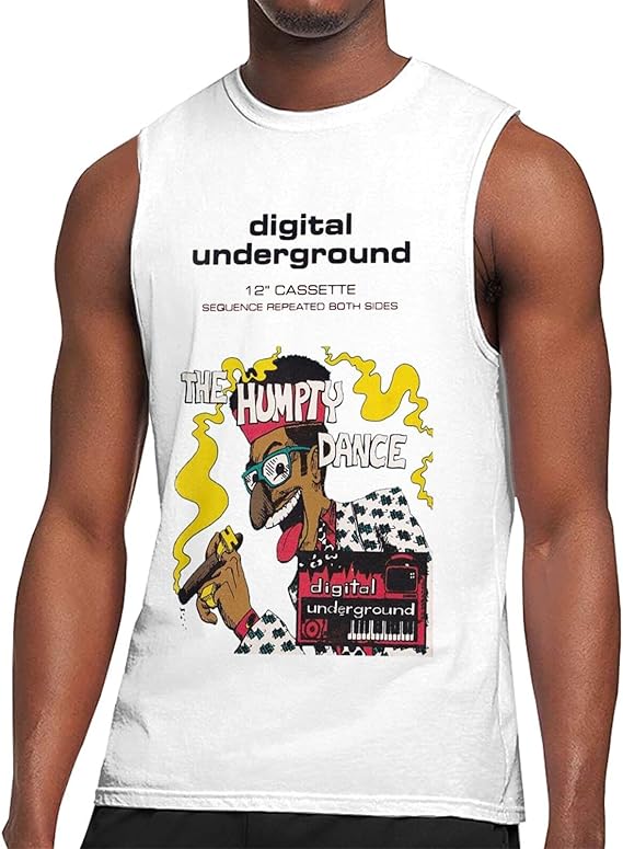 ELIAUK Digital Underground Shirt, Men's Summer Sleeveless