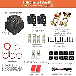 Generic 12V 140Amp Smart Dual Battery Isolator Kit