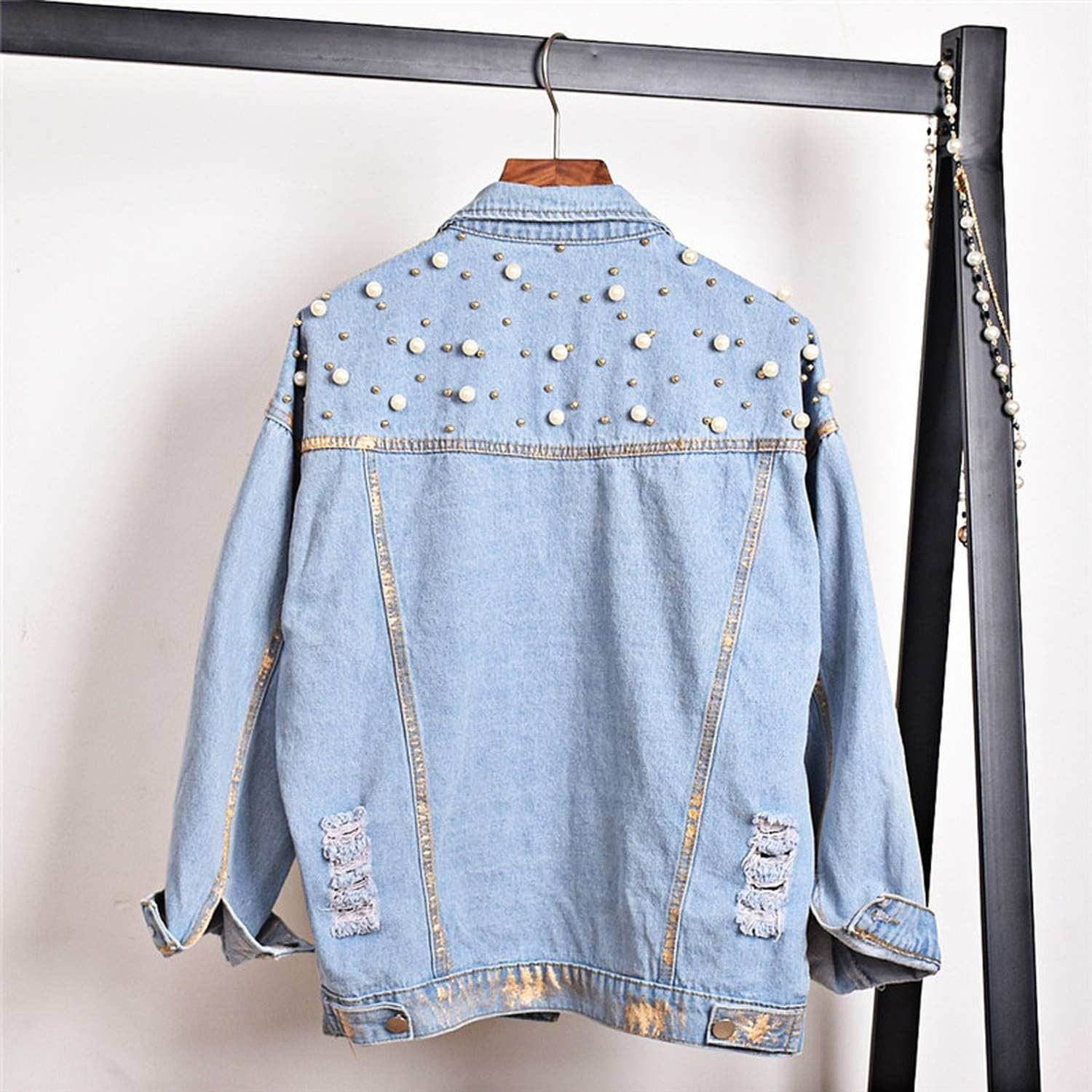 studded denim jacket womens