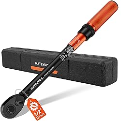 Matework 1/2 Inch Drive Click Torque Wrench, 10-160