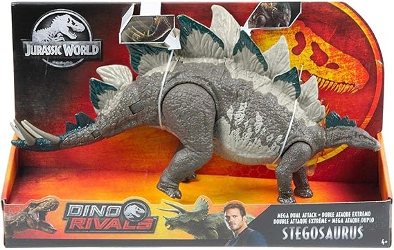 jurassic world action attack stegosaurus figure