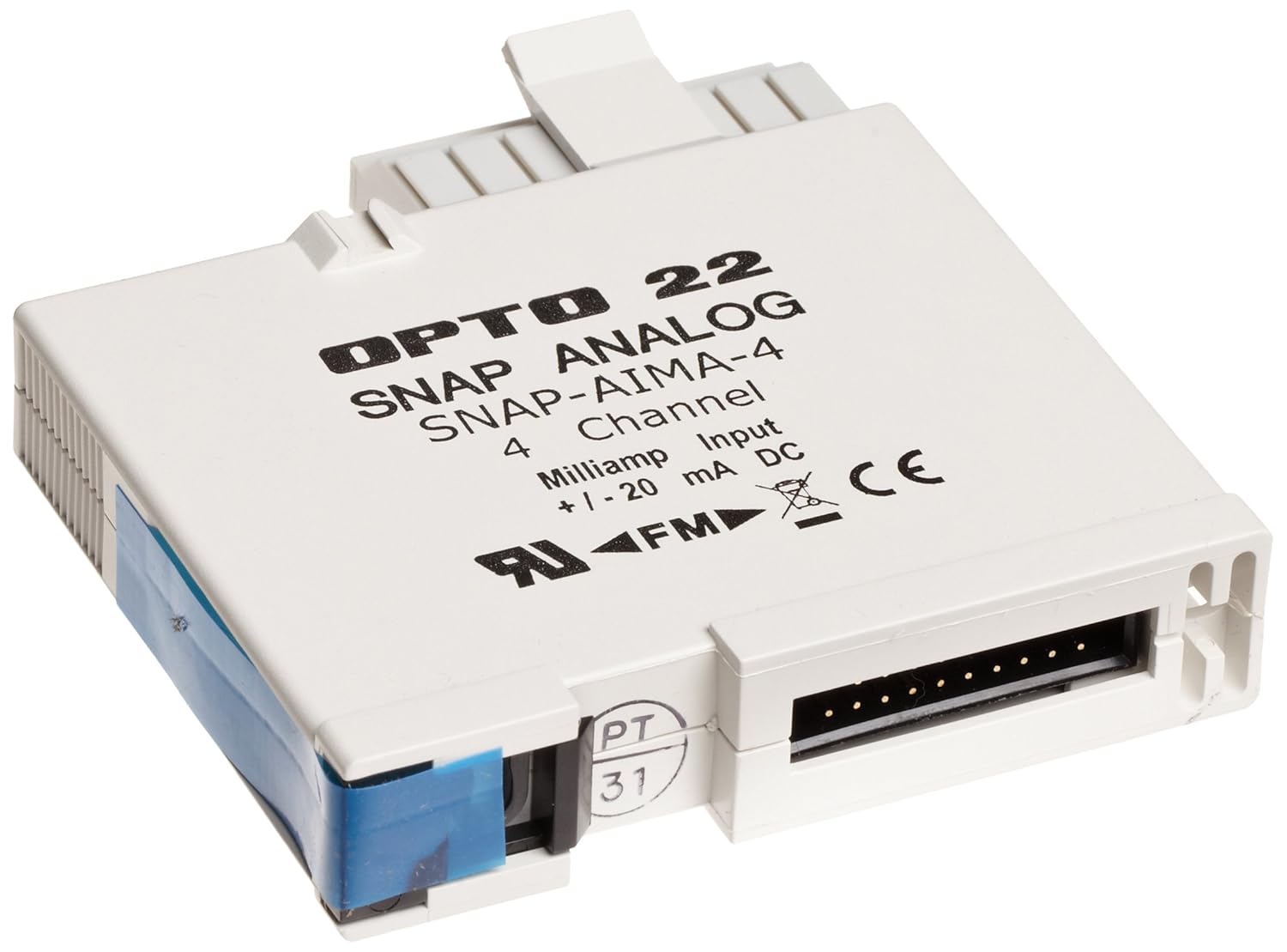 Opto 22 SNAPAIMA4 SNAP Analog Current Input Module, 4Channel, 20mA