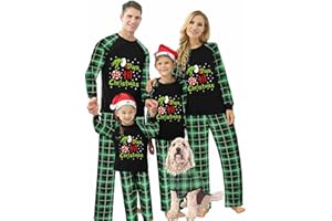 VS&LLWQ Family Christmas Pjs Matching Sets 2023 Matching Christmas Pajamas Christmas Pjs Family Set Family Christmas Pajamas