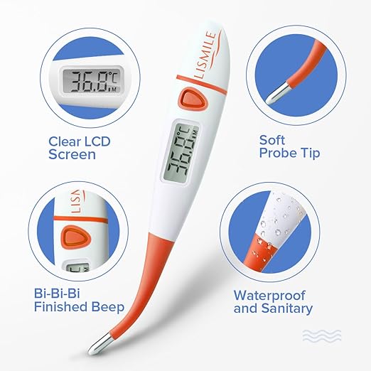 Medical Oral Digital Clinical Thermometer Basal Thermometer With Fast And Accurate Reading For Mouth Butt And Underarm Use Ce Fda Certified Thermometer Baby Fever Warning For Adults Or Children Amazon De Baby