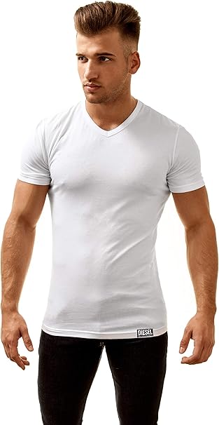 men's athletic fit v neck t shirts