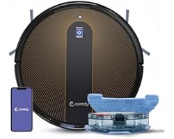 Coredy R750 Robot Vacuum Cleaner, Compatible with Alexa, Mopping System, Boost Intellect, Virtual Boundary Supported, 2200Pa 