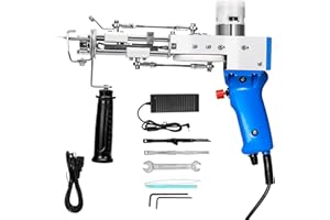 ZOWWFAST Tufting Gun Kit, 2 in 1 Cut Pile/Loop Pile Carpet Tufting Kit Beginner's Carpet Maker Starter Kit