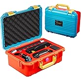 T TICCI Hard Case for Nintendo Switch 2, Heavy-Duty EVA Protective Shell, Fits Console with Case, Pro Controller, 12 Game Cartridges, Blue&Red