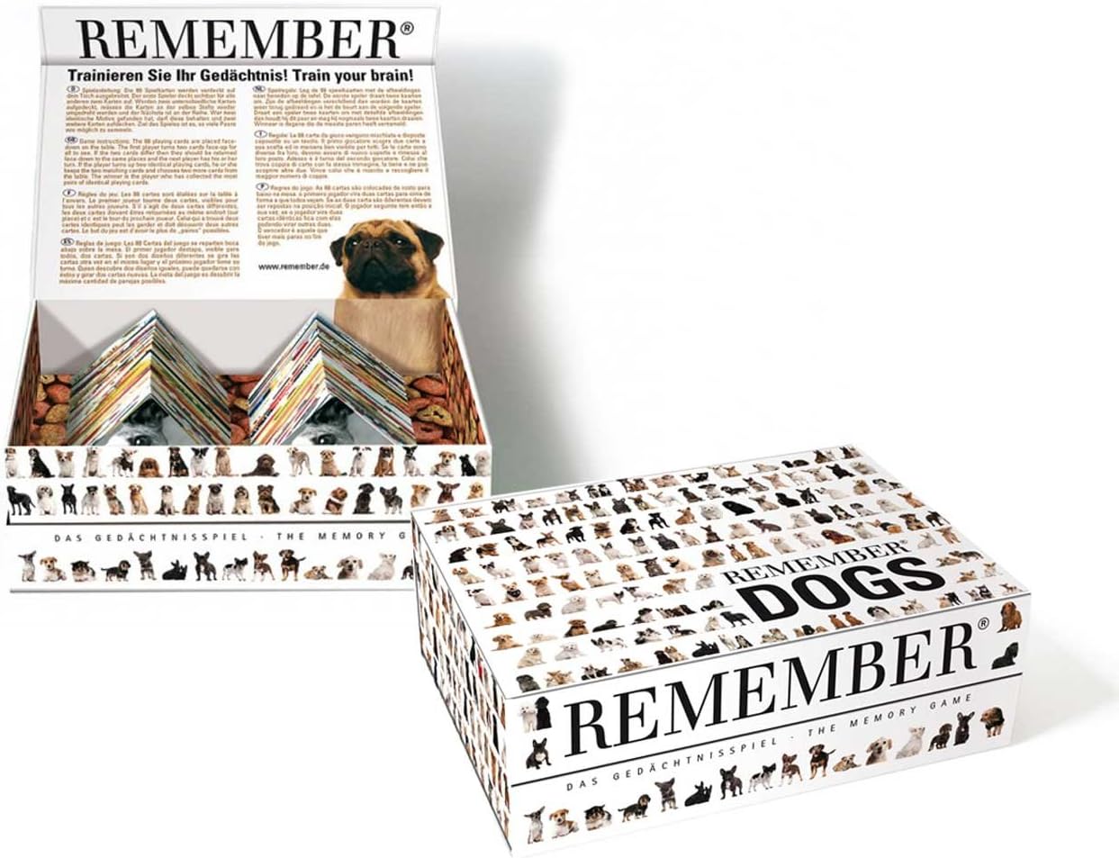 DG44 REMEMBER Dogs matching pairs memory card game Amazon.co.uk