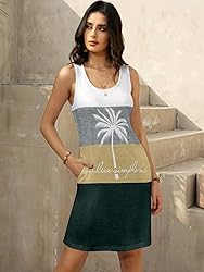 LUXVEER Women's Summer Dress 2025 Sleeveless