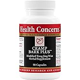 Health Concerns Cramp Bark Plus – Menstrual Cramp Relief & Hormonal Balance – Circulation Support – Dong Quai, Black Cohosh, Bupleurum & Chinese Herbs – Herbal Supplement for Women – 90 Capsules
