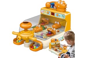 Dinosaur Pinball Machine - Novel Game Machine Tabletop Pinball Games - Versatile Classic Tabletop Games Electronic Ţabletop Ṕ