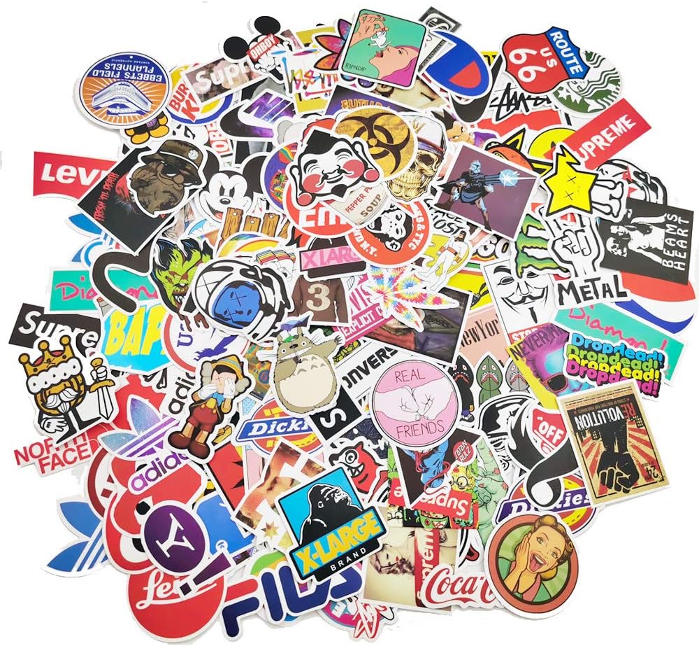 200pcs Waterproof Vinyl Stickers for Car,Laptop,Helmet,Skateboard,Luggage,Water Bottle,Not for Kids