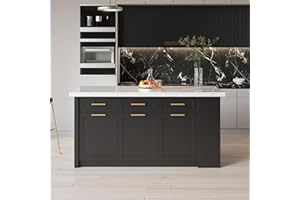 homary 72" Kitchen Island with Storage Large Kitchen Cabinet with Seating Dining Table for Dining Room