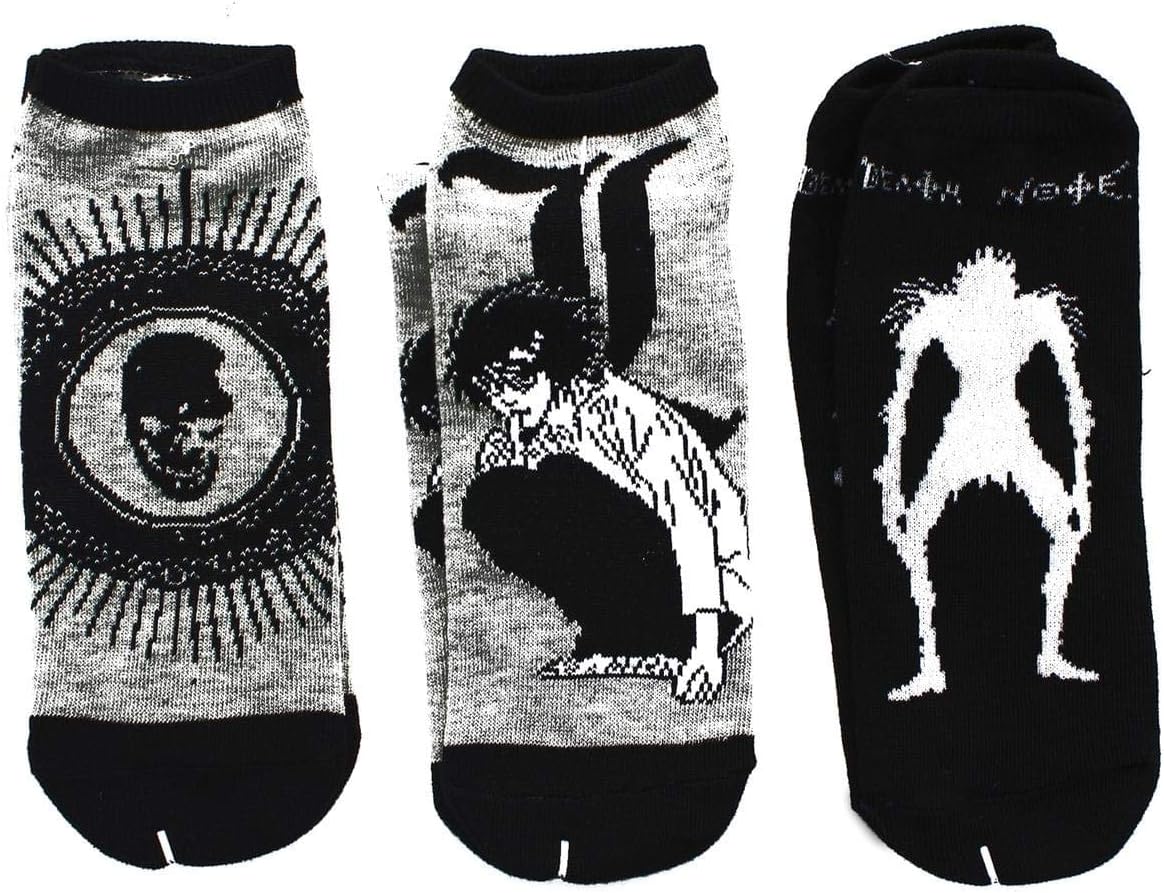 Death Note Character 3 Pairs Of Socks