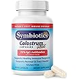Symbiotics Colostrum 60ct Vegetable Capsules - Immunity Support - Lactoferrin Supplement & Colostrum Protein with Immunoglobulin - 25% lgG Antibodies - Gluten Free