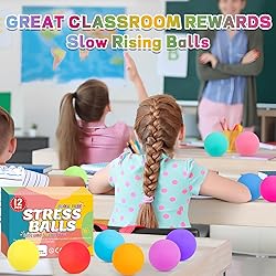 Slow Rising Stress Ball 12 Pack,Stress Balls for