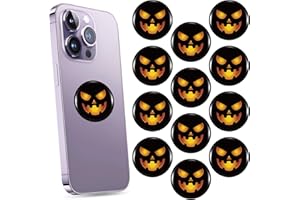 Zonon 18 Pieces Emf Stickers Emf Blocker for Cell Phone Radiation Equipment Neutralizers Devices Accessories for Laptops Computers (Halloween Pumpkin)