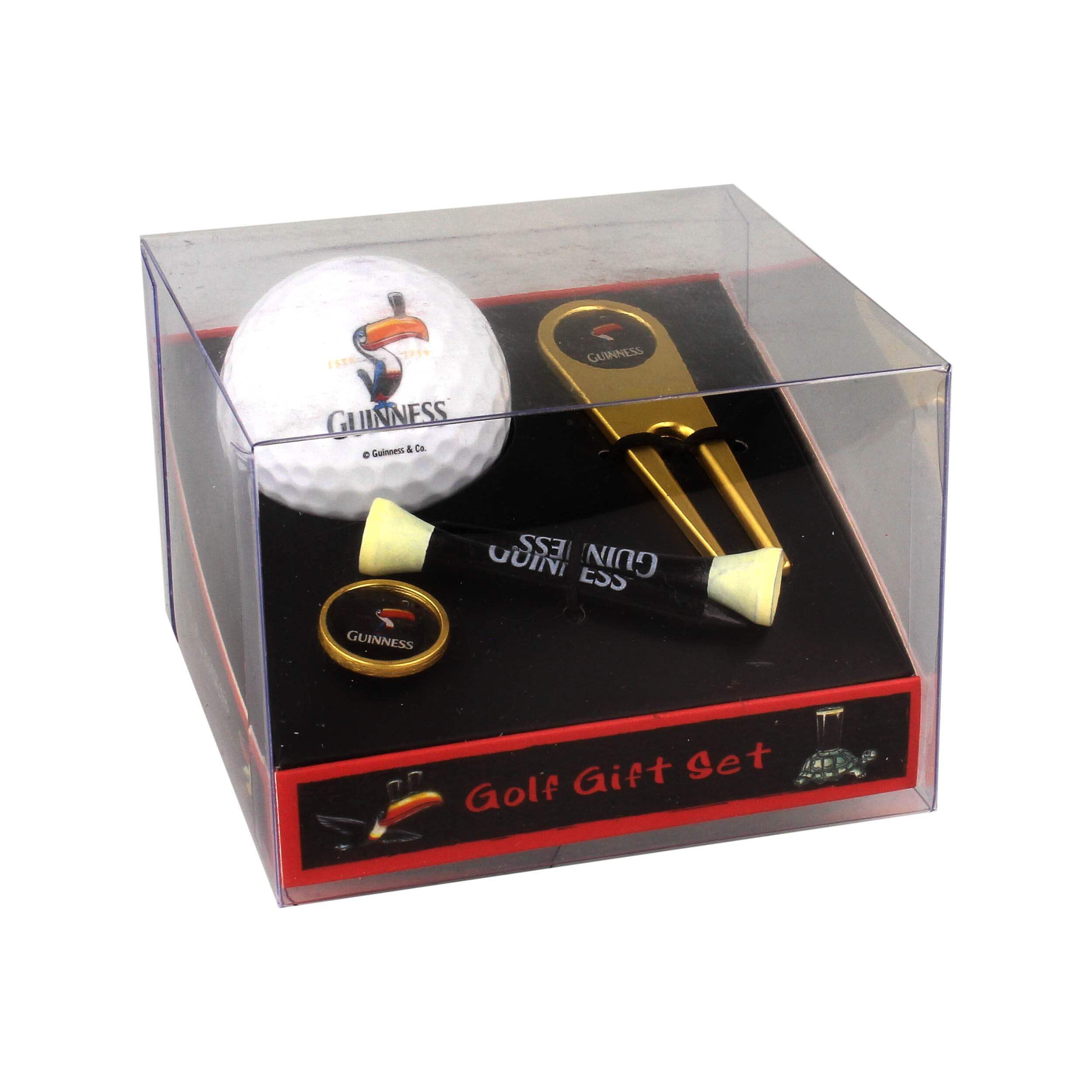 Guinness Toucan Golf Gift Set With Ball, Ball Marker, Tee And Pitch Repairer