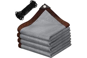 90% Outdoor Sun Shade Cloth, 4.5'×14' Pergola Shade Cover with Grommets, Privacy Screen Sunshades for Patio Garden Backyard P