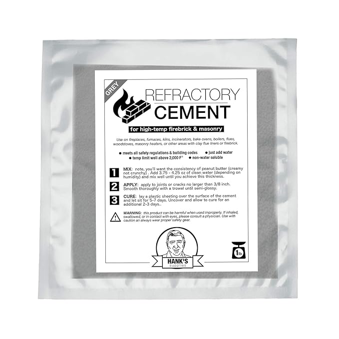 Refractory Cement For High Heat High Temperature Firebrick