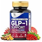 HerbaSpot GLP-1 Supplement 1000 mg with Berberine, L-Carnitine, Ashwagandha | Metabolism Support for Satiety & Craving Control | Probiotics 10 Billion CFU for Gut Health & Healthy Energy – 60 Capsules