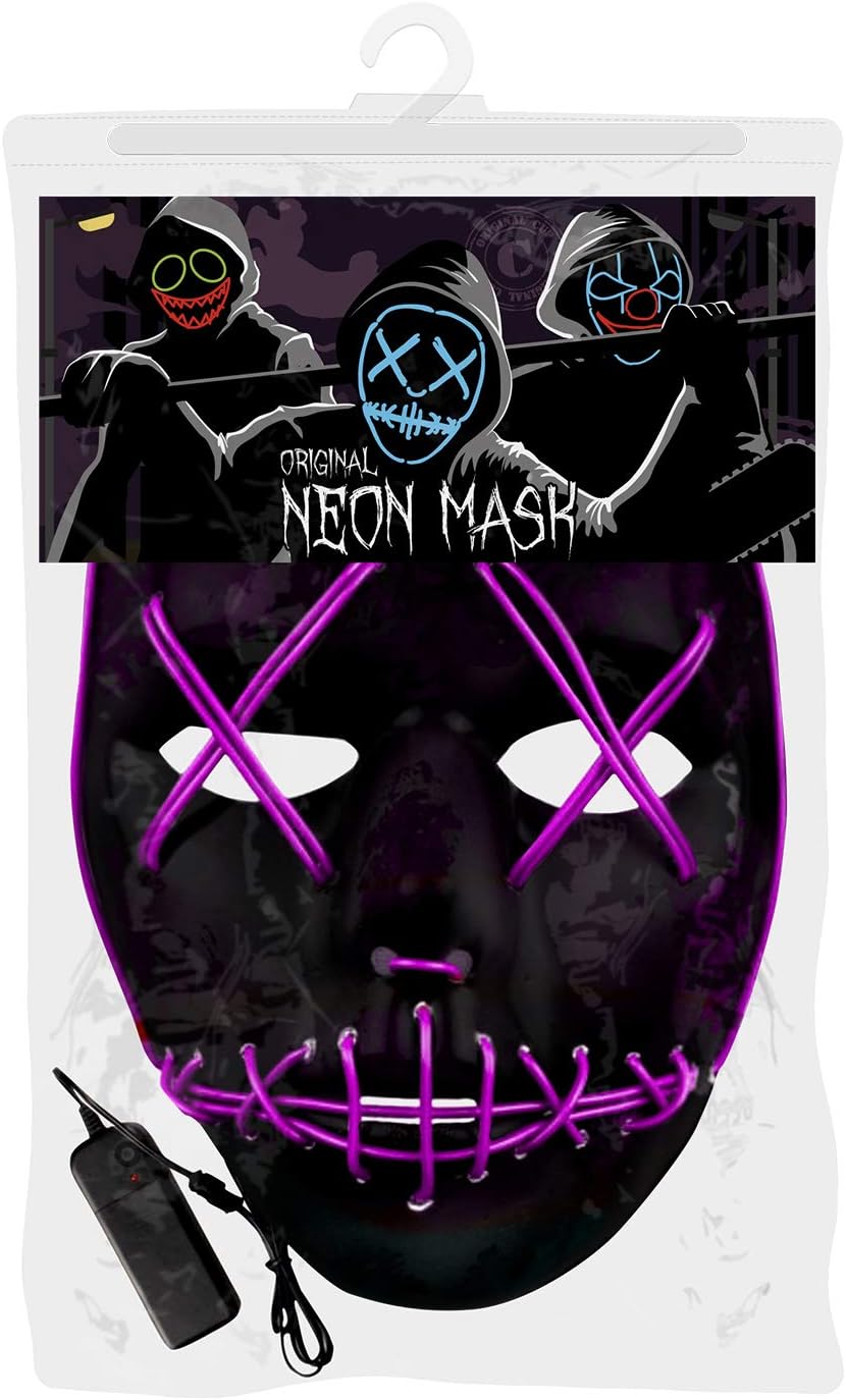 Original Cup The Purgeยฎ LED Mask, Led Mask Nightmare Pink - Image 4