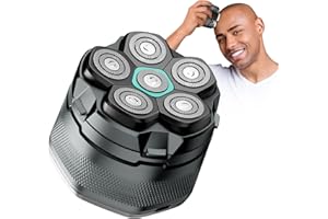 Head Shavers for Bald Men - kensen 6D Cordless Electric Razor, Waterproof Skull Shaver for Wet/Dry Use, LED Display, Type-C Charging, Close Shave - Easy to Clean, Perfect for Bald Heads and Face