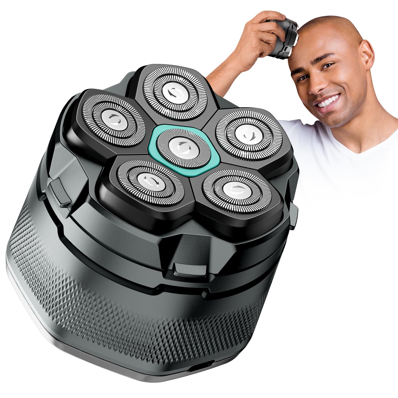 Photo 1 of Head Shavers for Bald Men - kensen 6D Cordless Bald Head Shavers for Men, Body Shaver for Mens for Bald Heads and Face IPX6 Waterproof Wet/Dry Use LED Display Balding Clippers Heads Razor Mens Gift