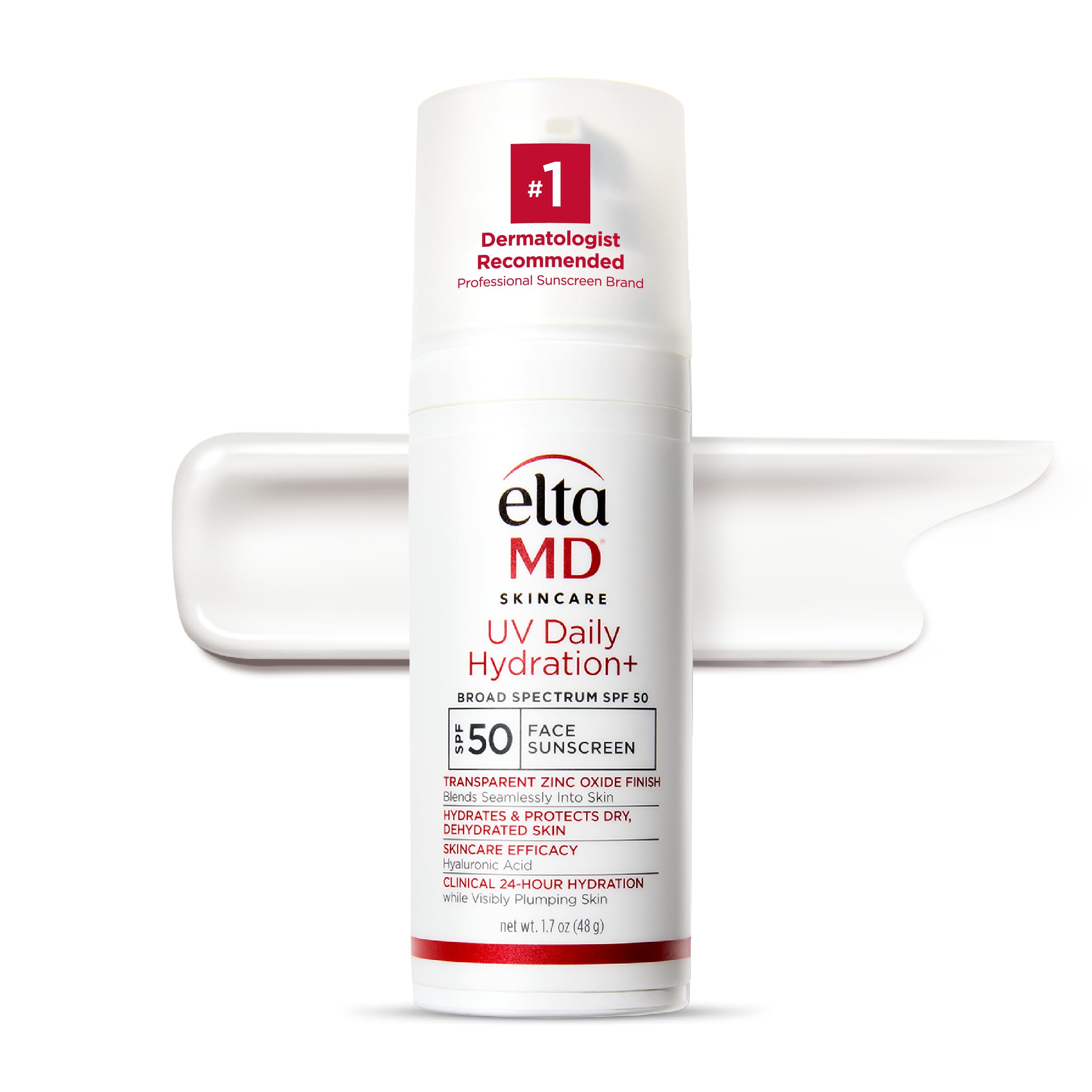 EltaMD UV Daily Hydration+ SPF 50, Dermatologist Trusted Lightweight Hybrid Sunscreen Providing Advanced Sun Protection and Corrective Skin Hydration. Image