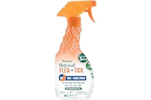 TropiClean Natural Maximum Strength Flea and Tick Spray for Dogs, 16oz
