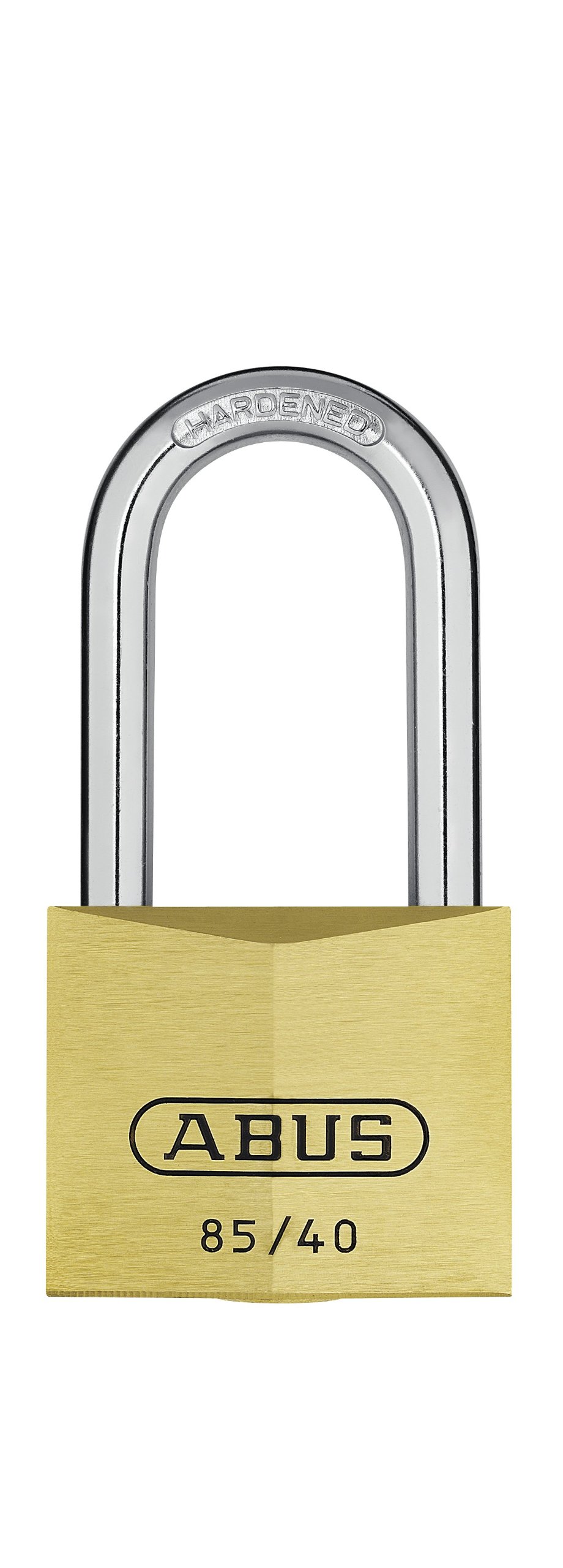 ABUS 00664 40mm Stainless Steel Long Shackle Service Brass Padlock with 706 Alike Keyed