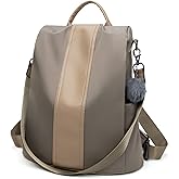 PINCNEL Women Backpack Purse Waterproof Nylon Anti-theft Rucksack Lightweight Shoulder Bag