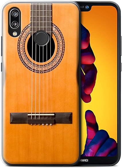 Stuff4 Custodia Cover Caso Cassa Rigide Prottetiva Stampata Con Il Disegno Chitarra Per Huawei P20 Lite Amazon It Elettronica