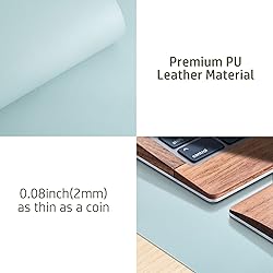 Leather Desk Pad Protector,Mouse Pad,Office Desk