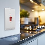 BG Electrical Nexus 800 Cooker Control Switch Unit 45A Double Pole LED White view 6