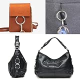 ZoZoMaiy 30x 28mm Silver Zinc Alloy Spring Snap Clip Hooks Backpack Craft view 6