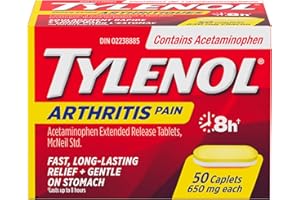 Tylenol Arthritis Pain Relief Acetaminophen 650mg Caplets, 50 Count