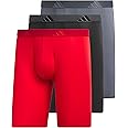 adidas Men's Performance 3-Pack Long Boxer Brief, Underwear Boxer Briefs - 3-Pack Long Men's Underwear Pack