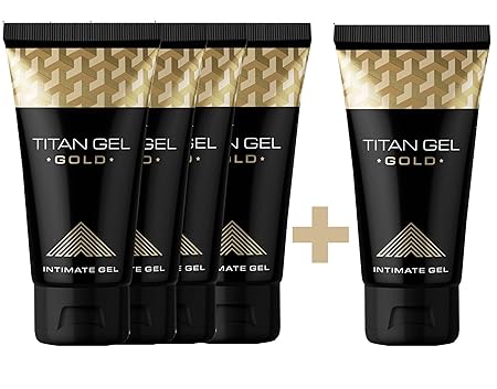 Titan Gel Gold neue Ergebnisse volle Programm 5 Tuben mit je 50 ml 5 x 50ml